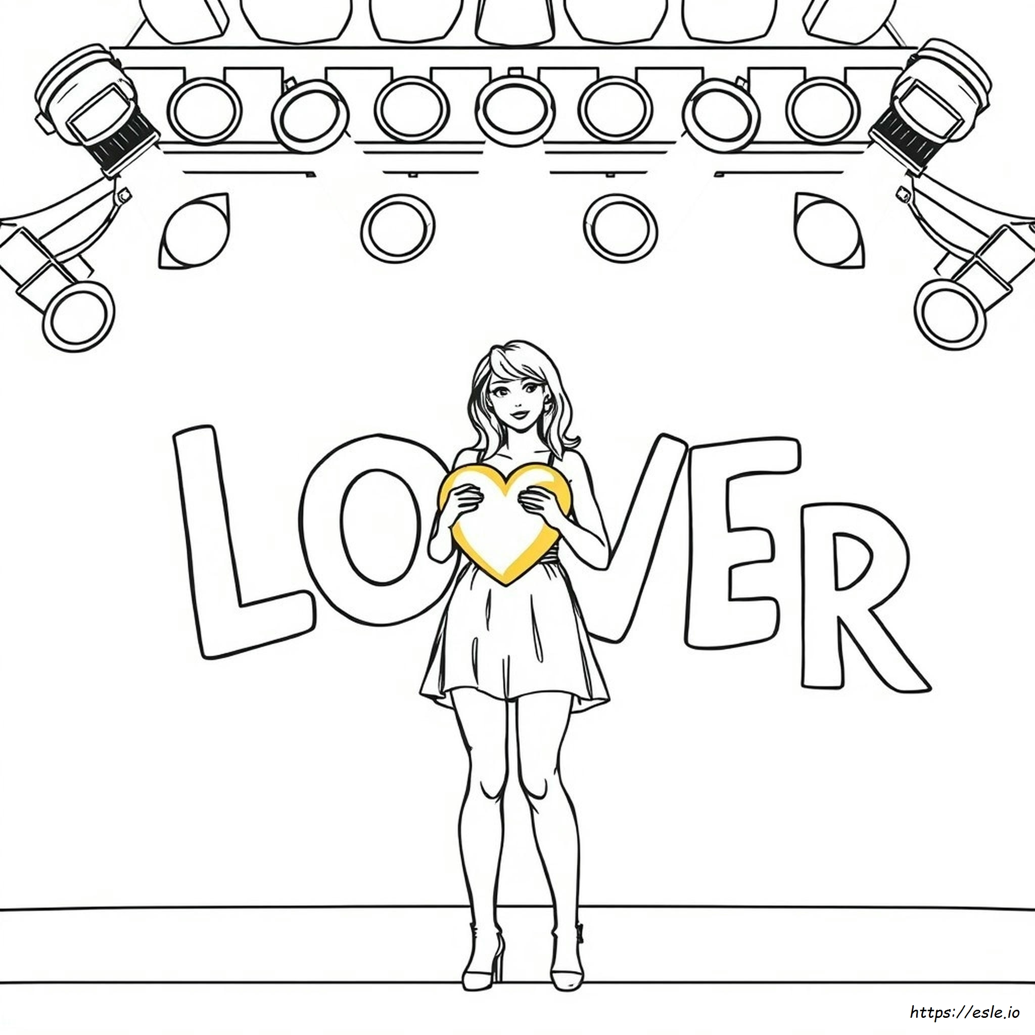 Taylor Swift Da Colorare - Lover Edizione