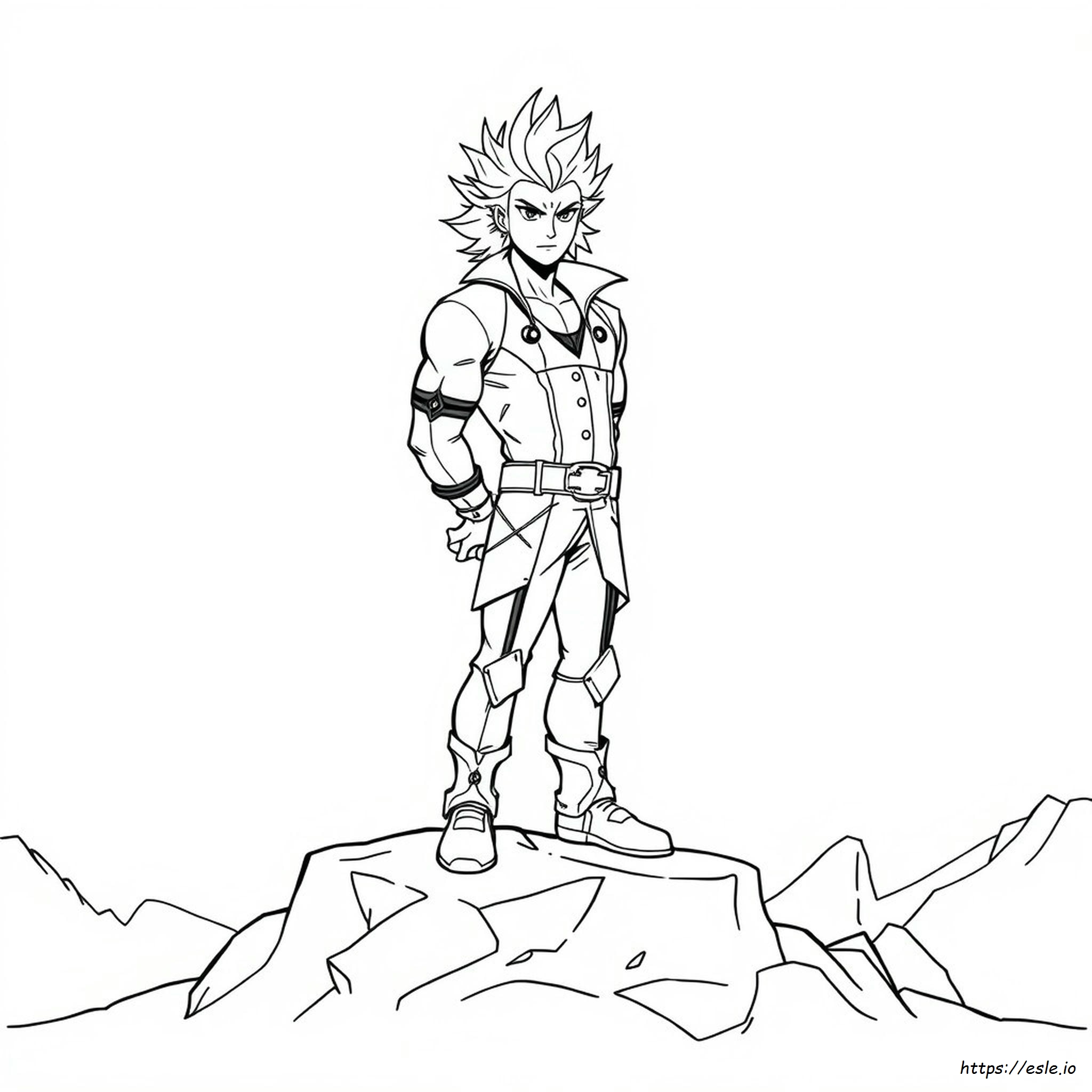 Dio Brando Gambar Mewarnai