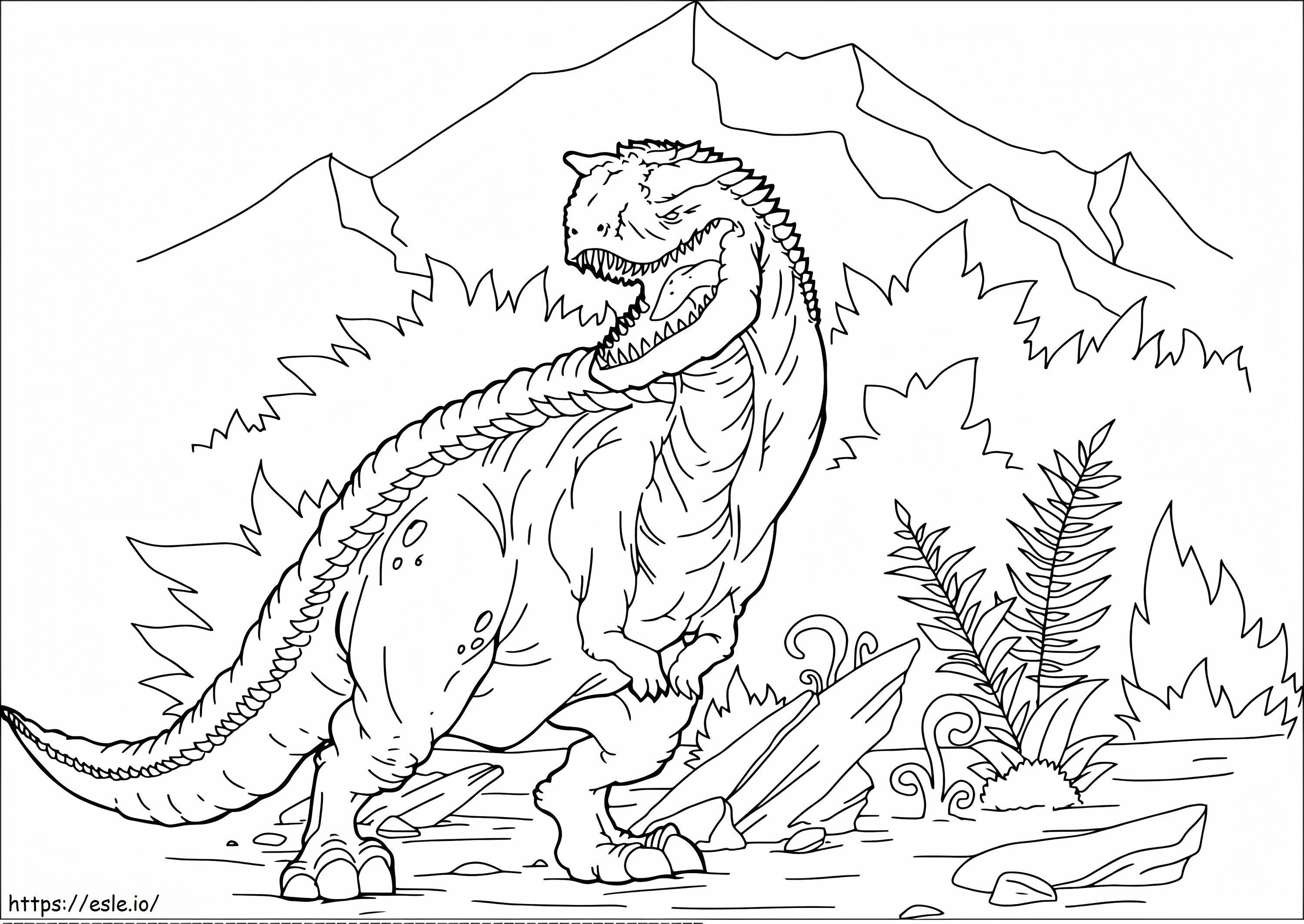 通常のカルノタウルス ぬりえ - 塗り絵