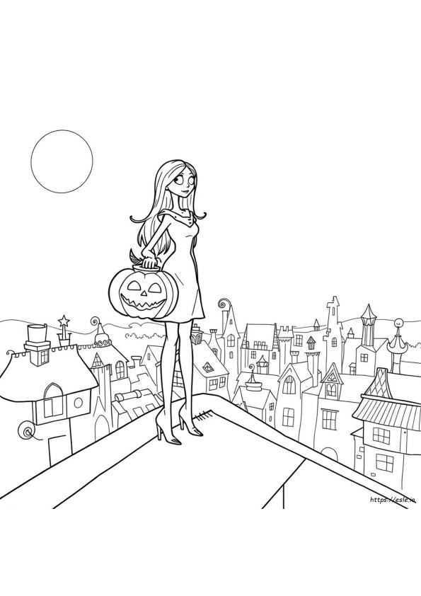 Sally The Nightmare Before Christmas Mewarnai Gambar