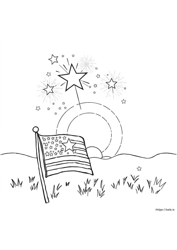 Printable 4Th Of July Coloring Pages