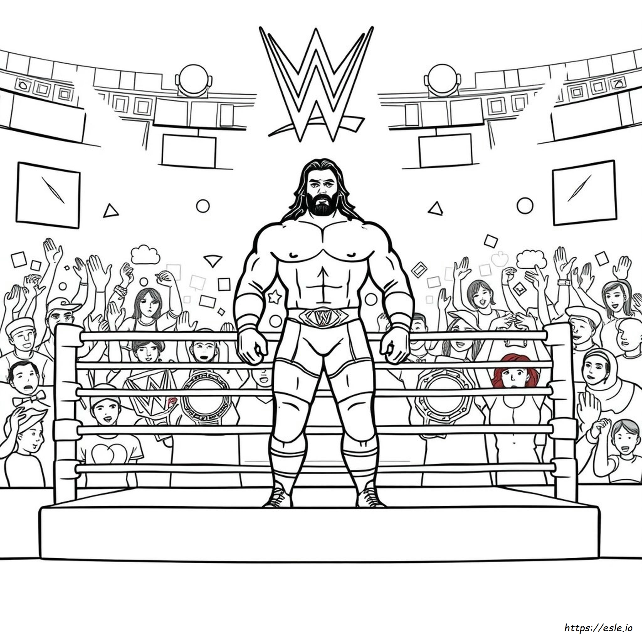 Printable Wwe Coloring Book