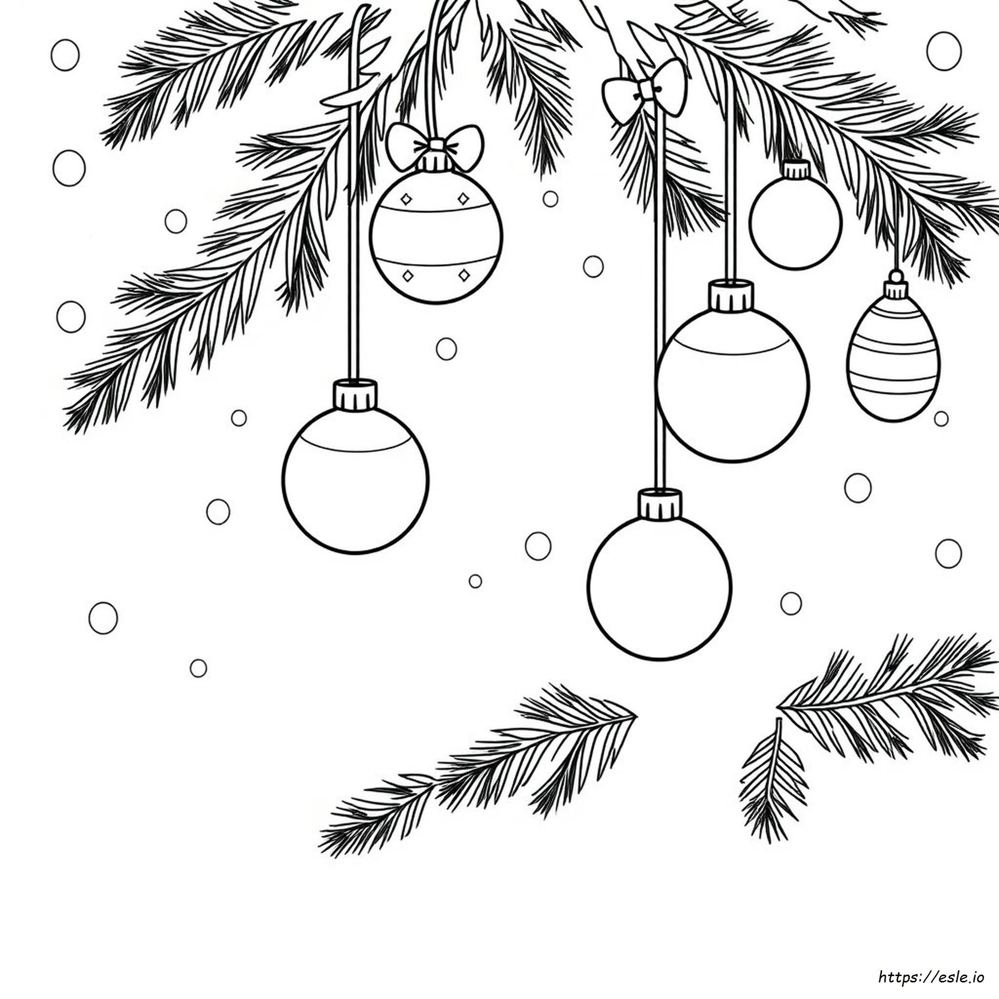 Palline Di Natale Da Colorare