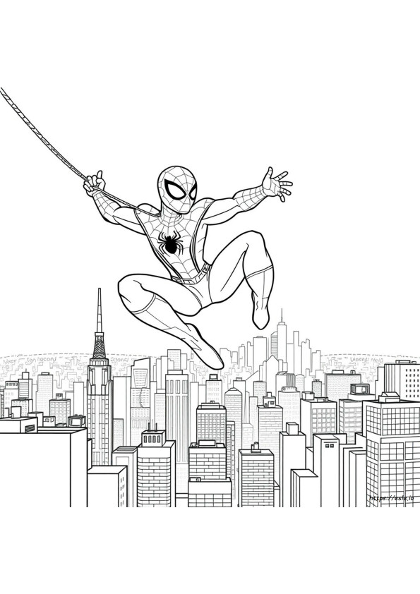 Mewarnai Spiderman