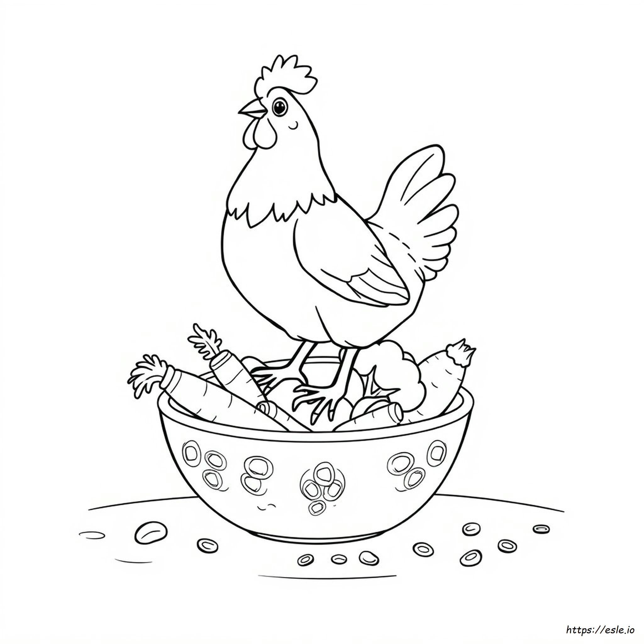 Cibo Per Galline Da Colorare