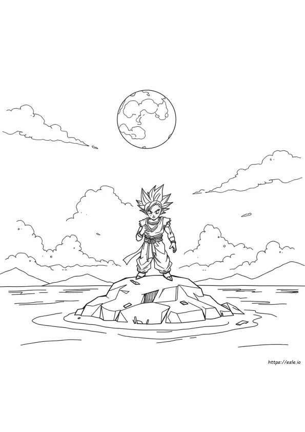 Dbz Mewarnai Gambar