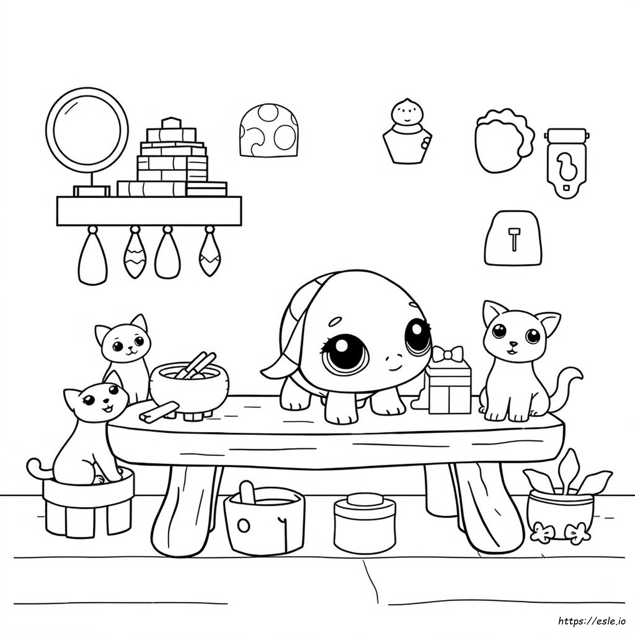 Littlest Pet Shop Tartaruga: Disegni Da Colorare