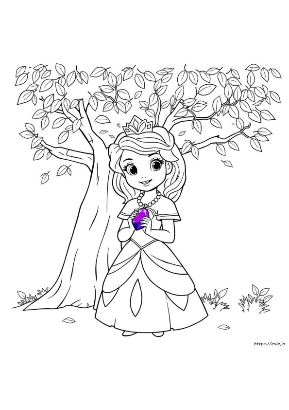 Princess Amber Sofia The First Coloring Pages