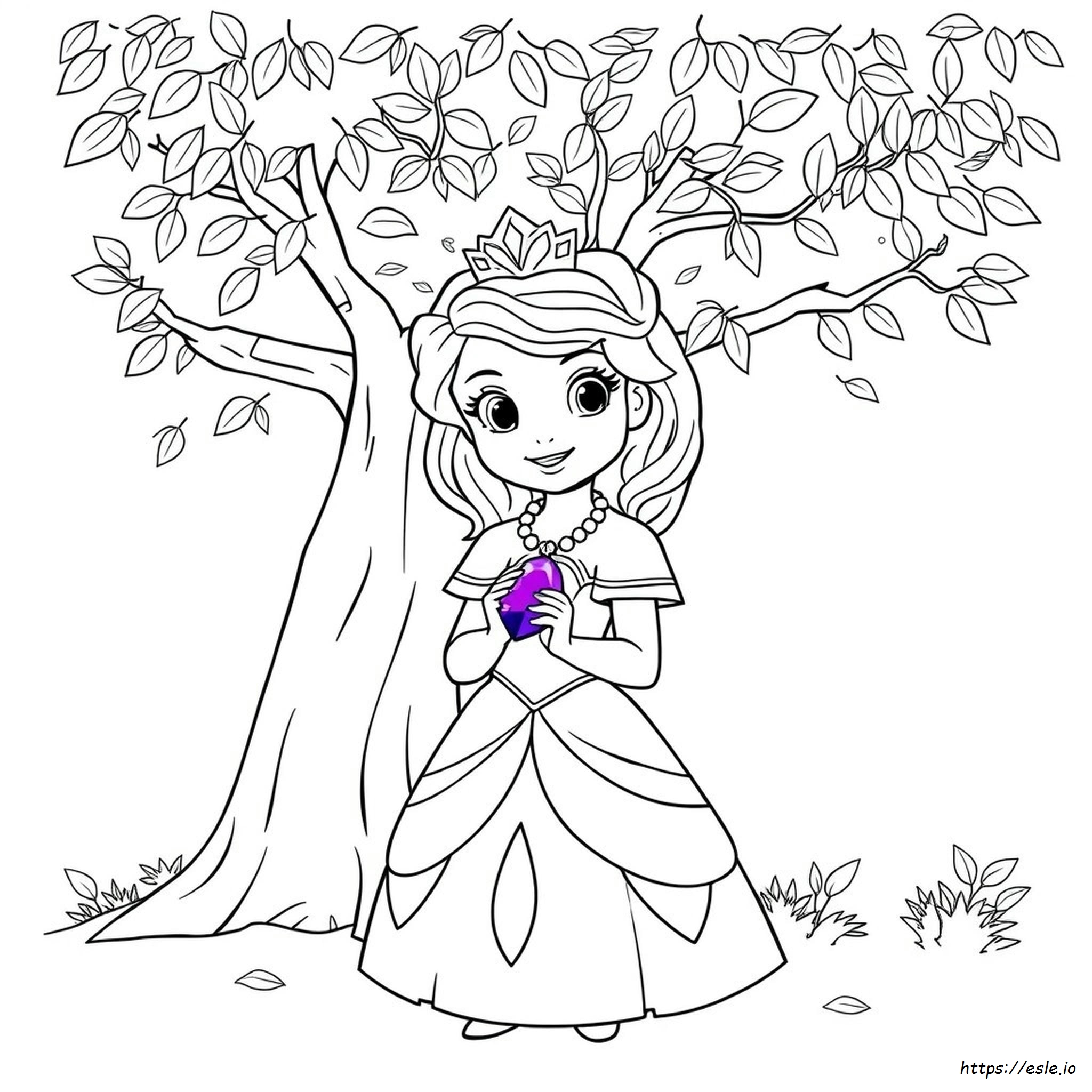 Princess Amber Sofia The First Coloring Pages