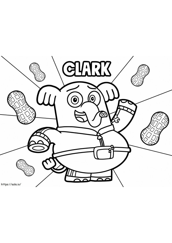Clark von Chico Bon Bon ausmalbilder