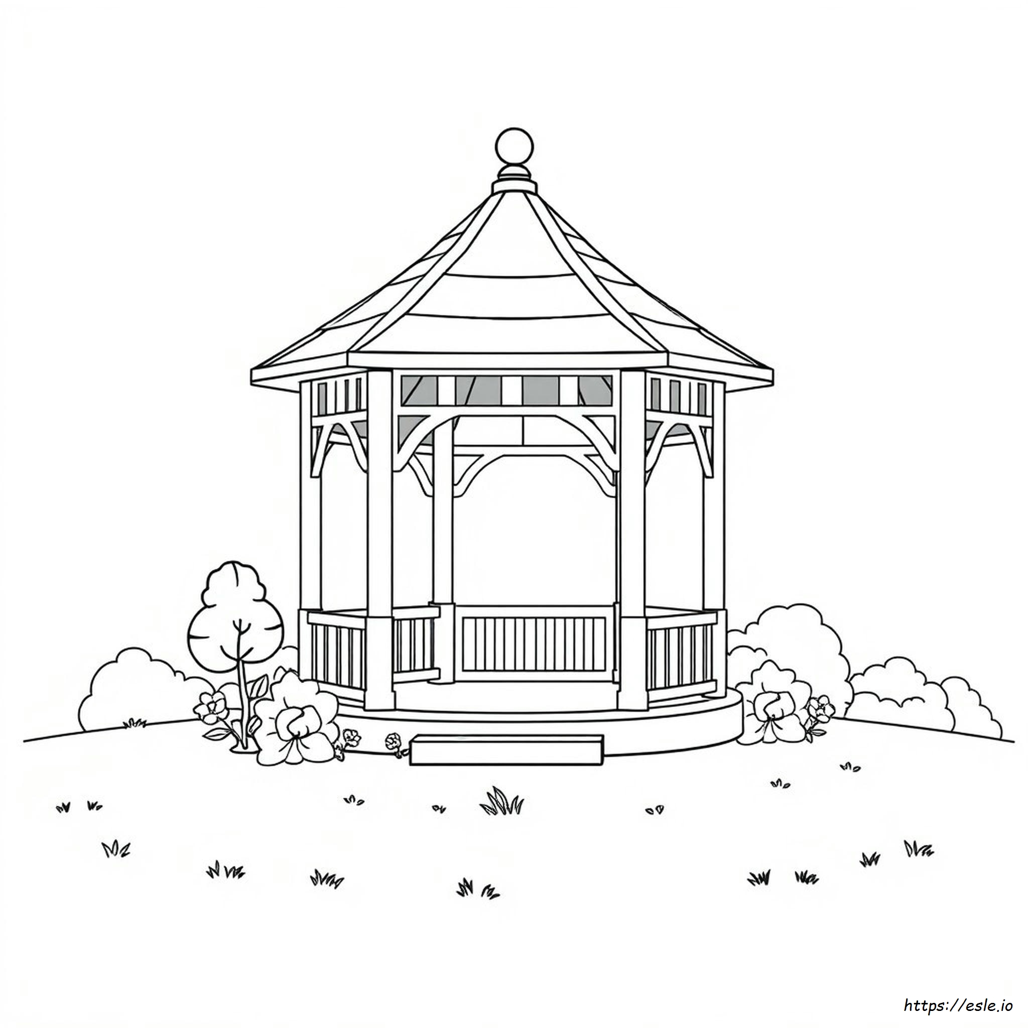 Gazebo Da Colorare