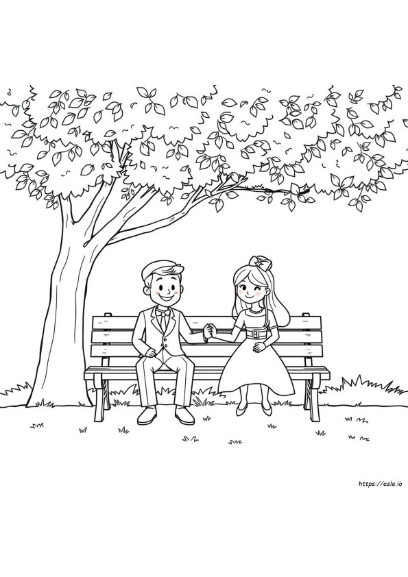 Mr And Mrs Coloring Pages