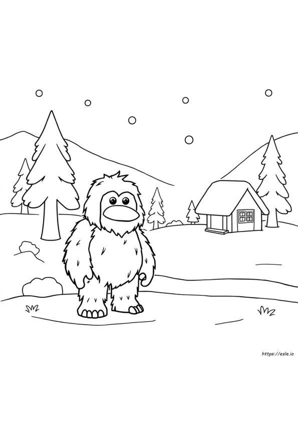 Yeti De Blox Fruits Para Colorear