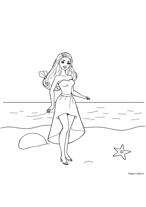 Barbie Gambar Mewarnai