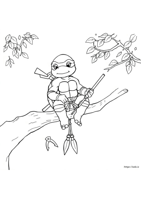 Leonardo Coloring Page