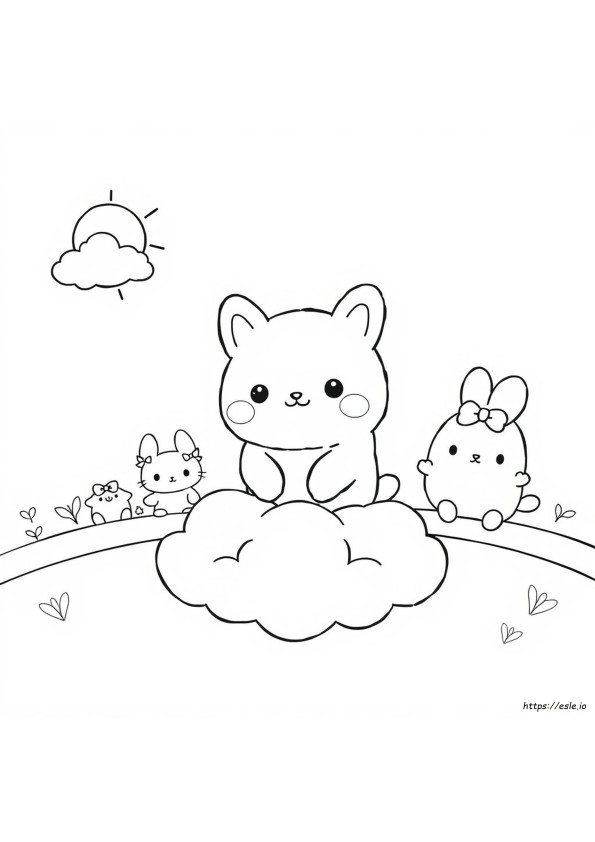 Páginas Para Colorear De Pochacco Sanrio