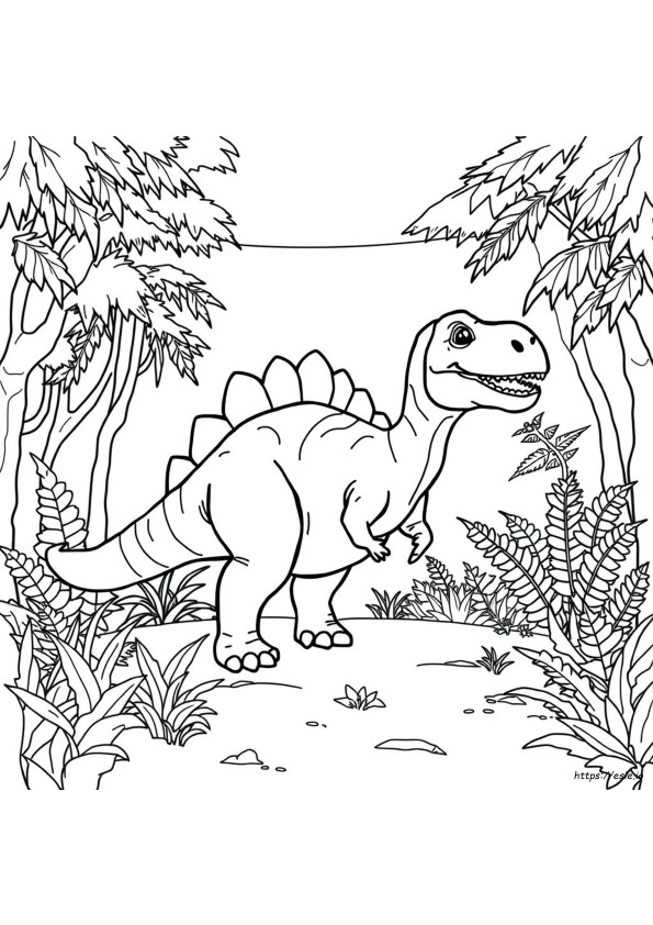 Dinozor Yazdırılabilir Boyama Sayfaları