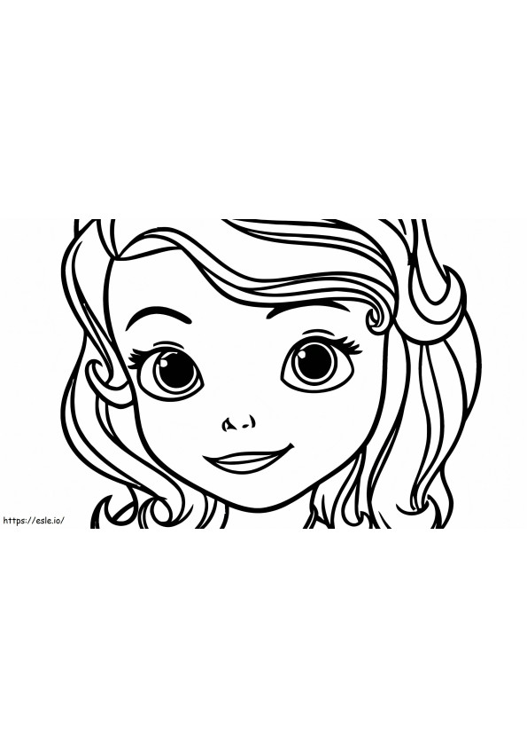 Sofiasfacea4 coloring page