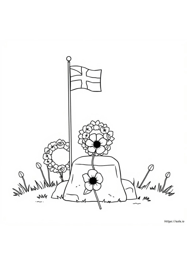 Gambar Mewarnai Hari Peringatan