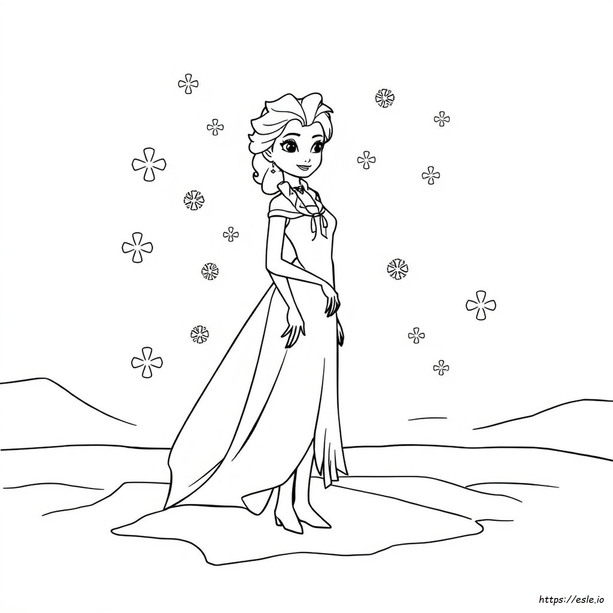 Coloring Pictures Of Elsa