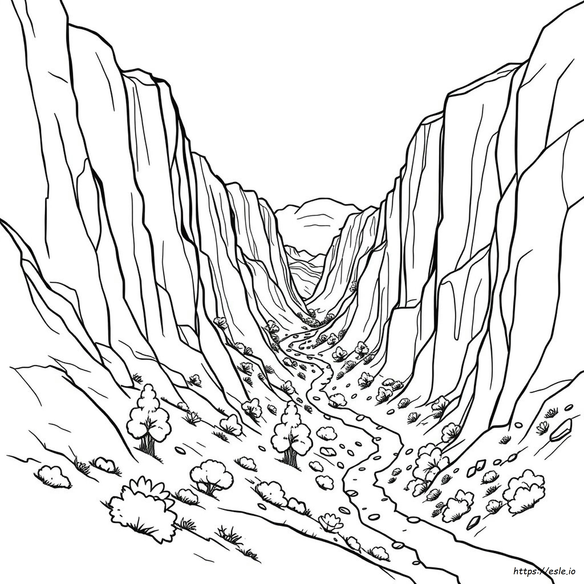 Canyon Da Colorare