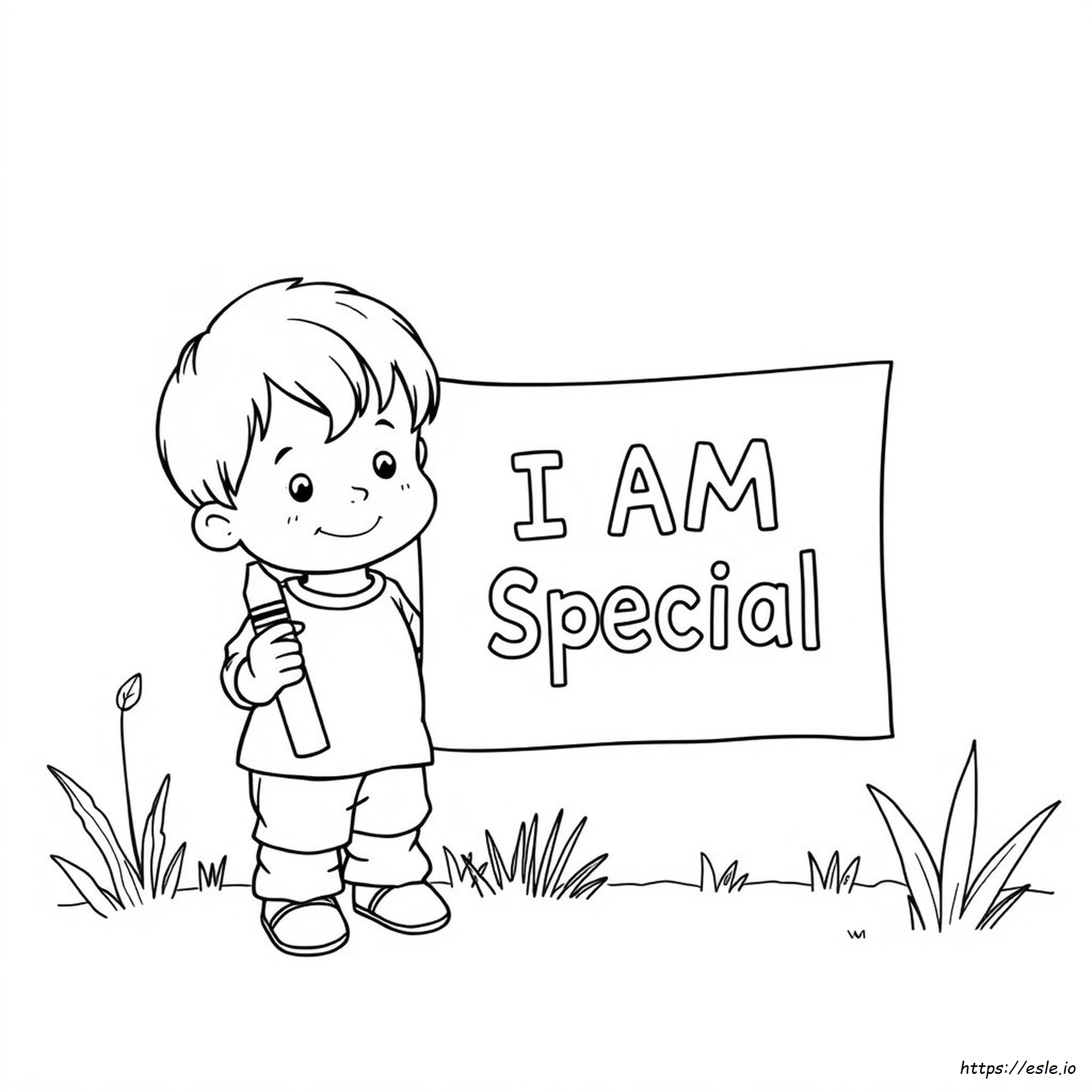 I Am Special Coloring Pages