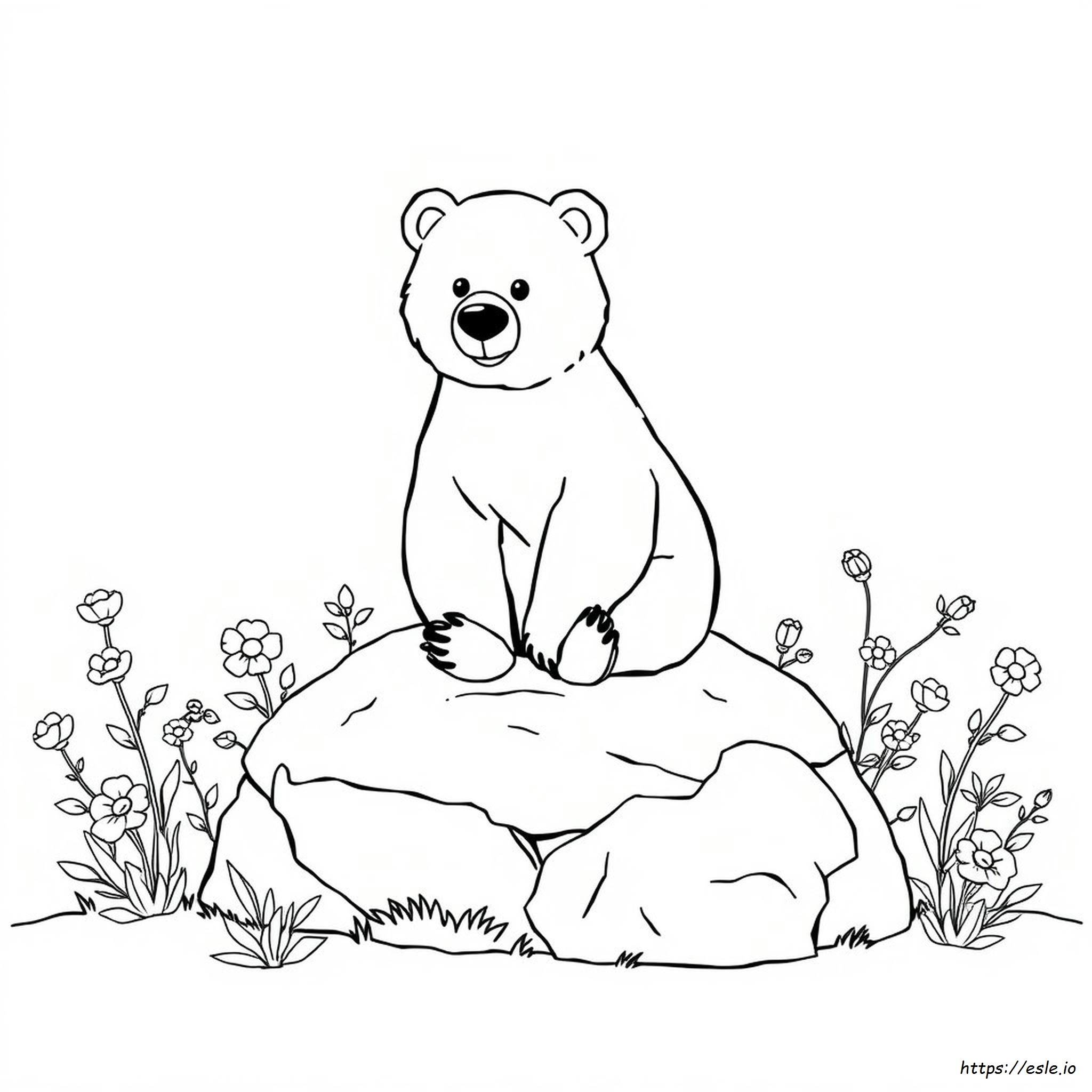 Ästhetische Bär Ausmalbilder