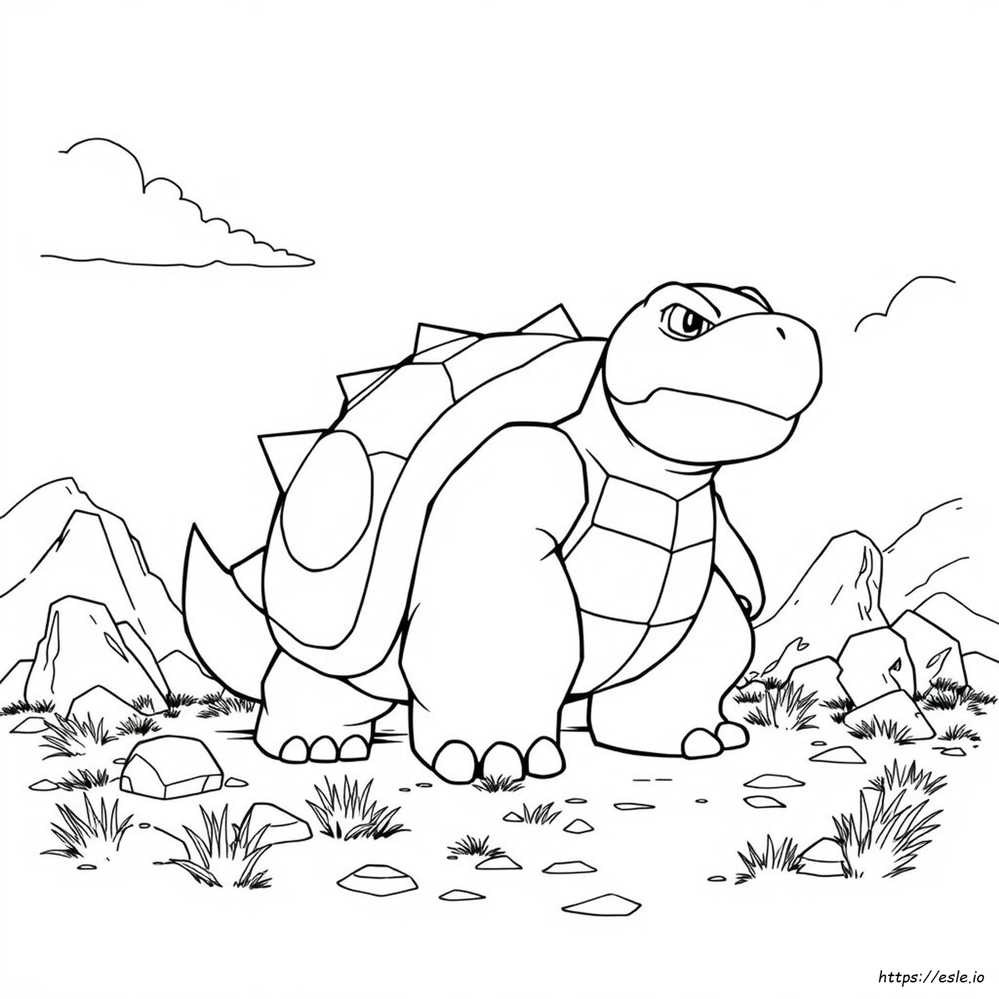 Pokemon Gigantamax Blastoise Coloring Pages