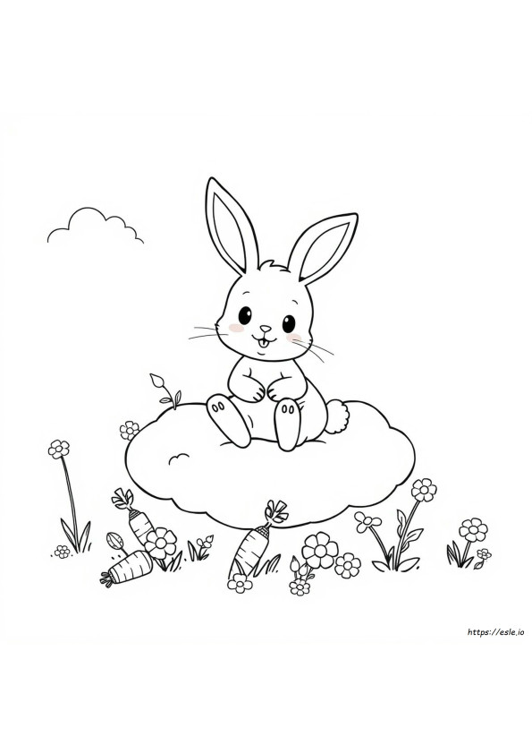 Hasen Cartoon Ausmalbilder