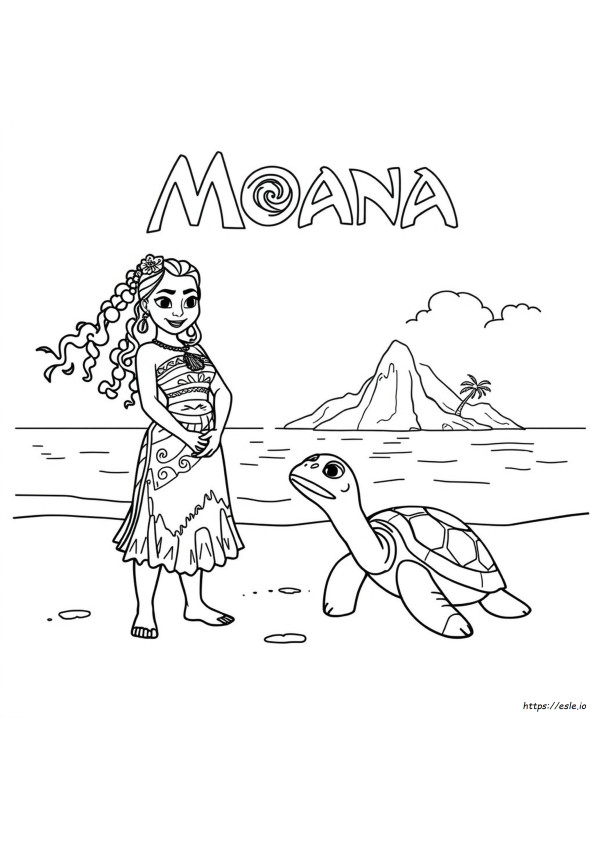 Ilmaisia Moana Värityskuvat