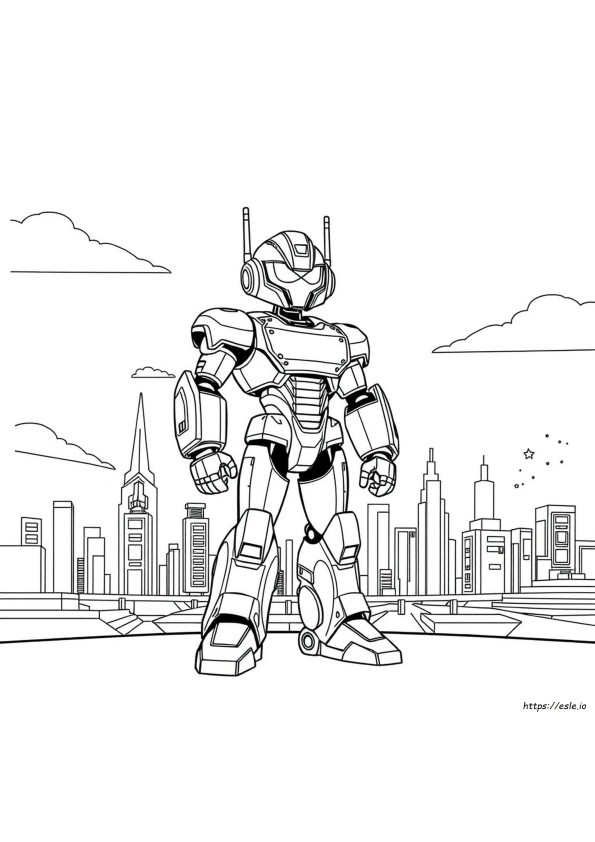 Tobot Master V Desene De Colorat