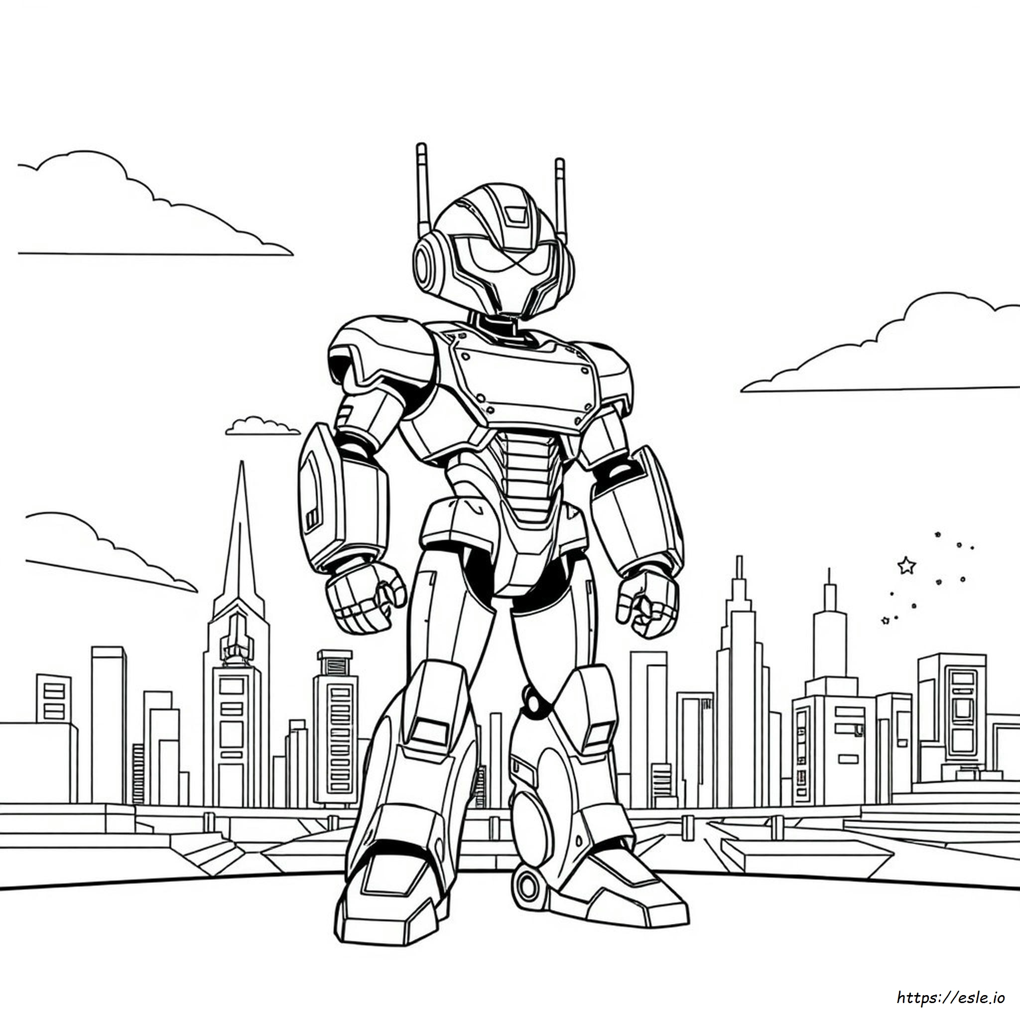 Tobot Master V Coloring Pages