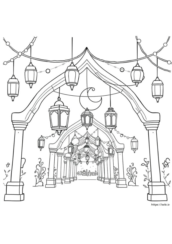 Kolorowanki Eid