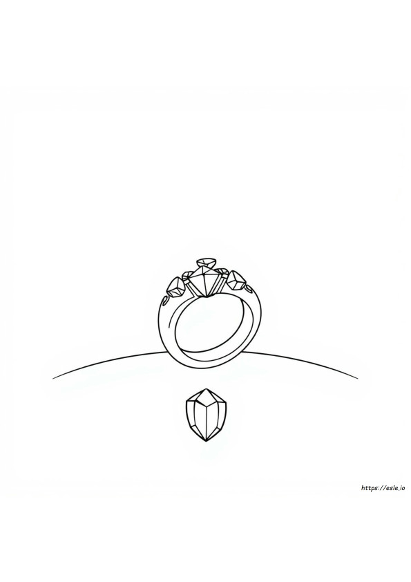 Ring Colouring Pages