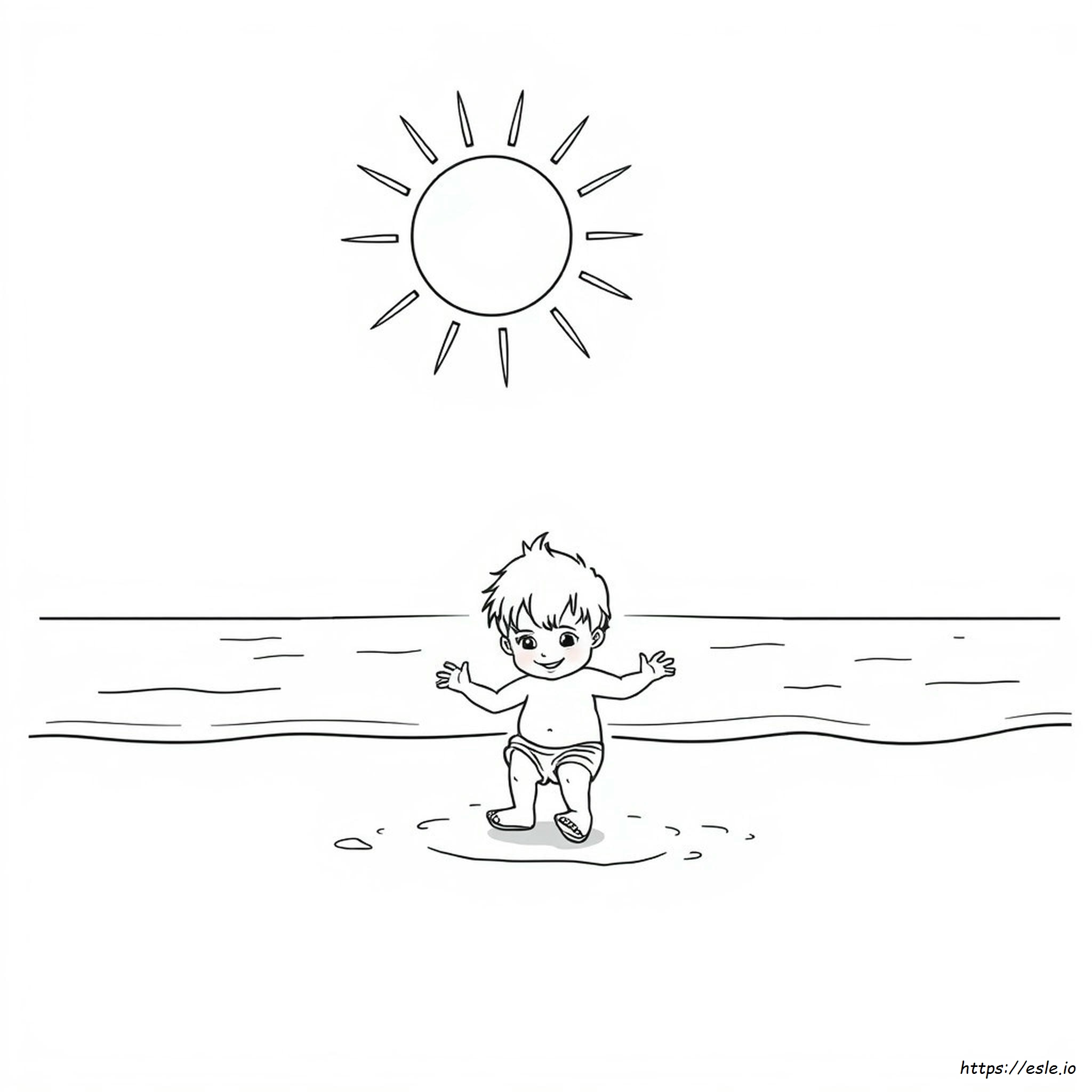 Sonniger Sommertag Ausmalbilder