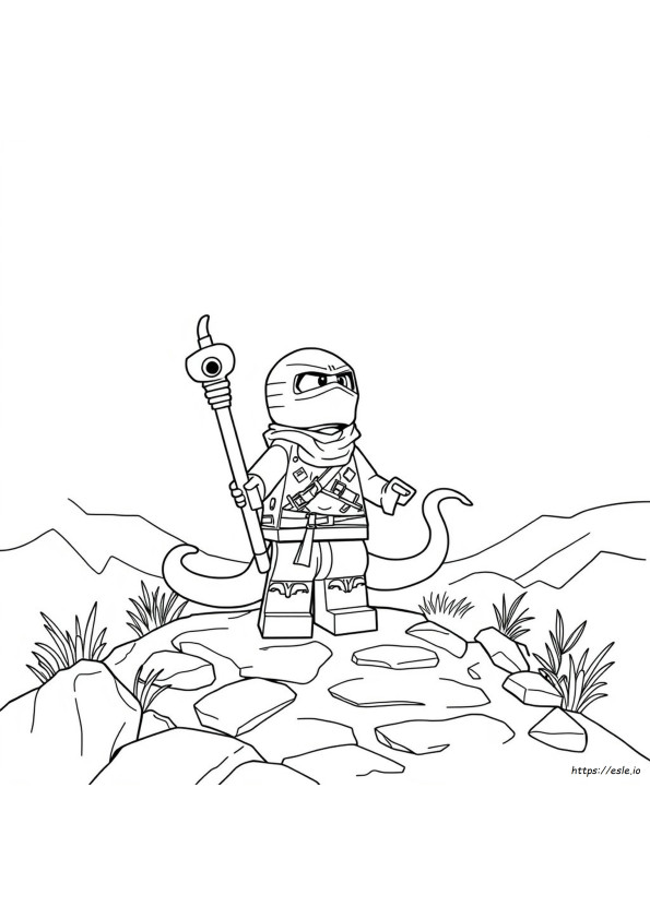 Gambar Mewarnai Ninjago Serpentine Yang Dapat Dicetak