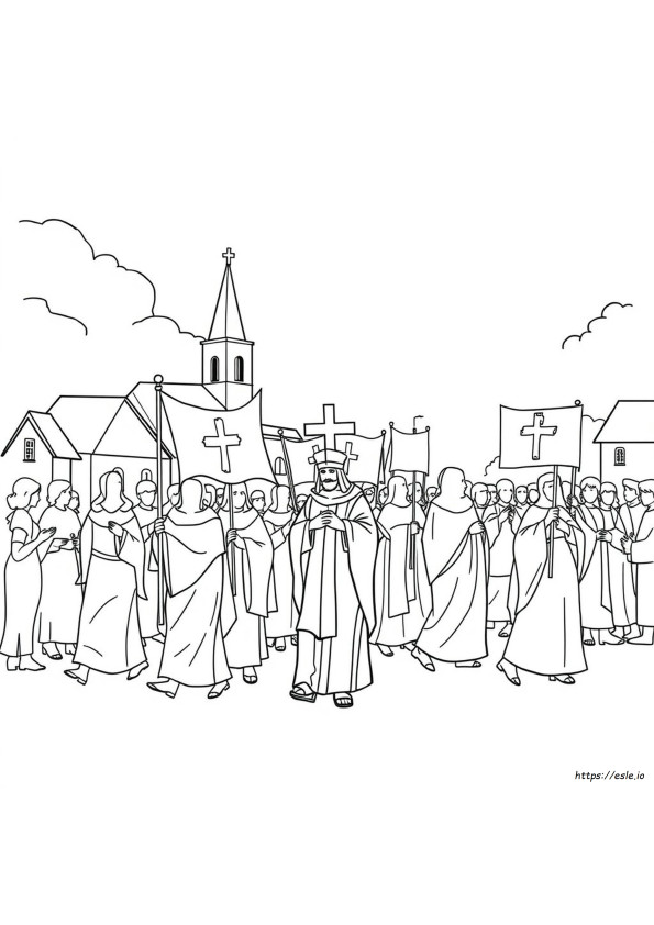 Corpus Christi Gambar Mewarnai
