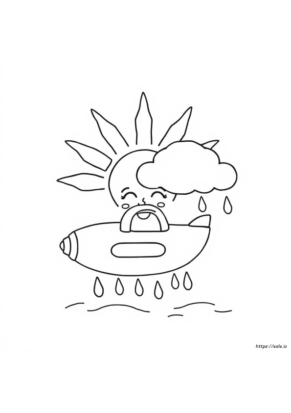 Wetter Ausmalbilder Für Vorschule