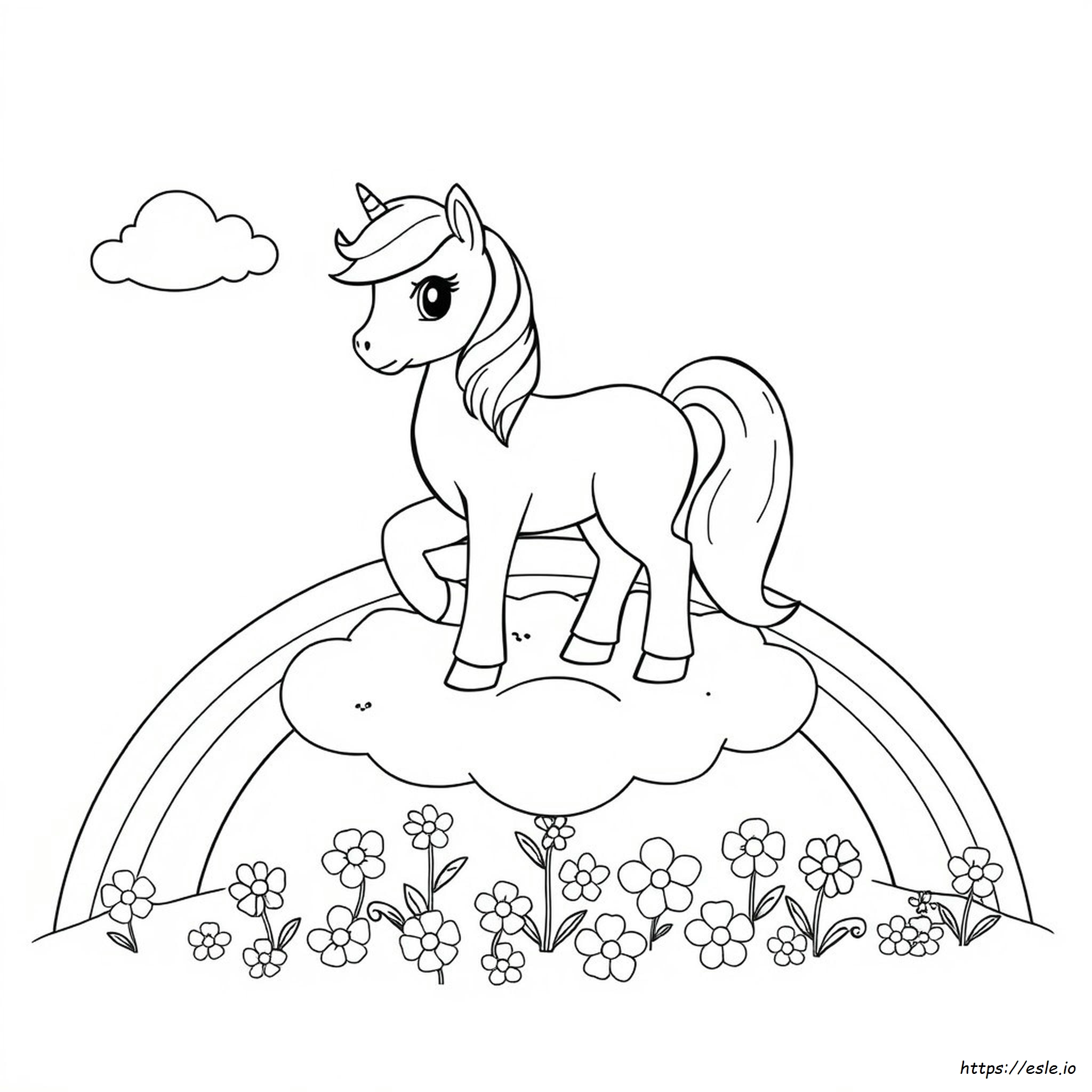 Print Pony Coloring Page