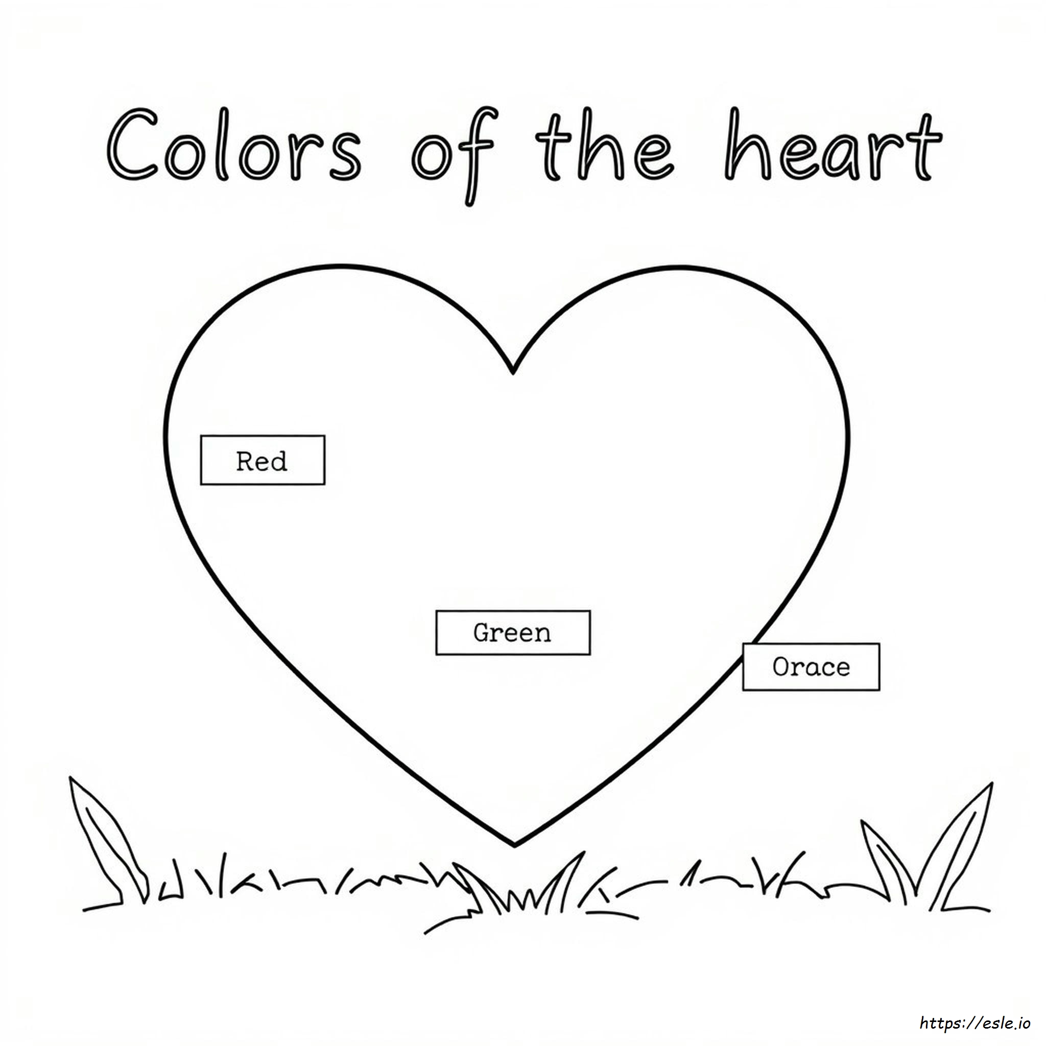 Respuestas De La Hoja De Trabajo Colores Del Corazón