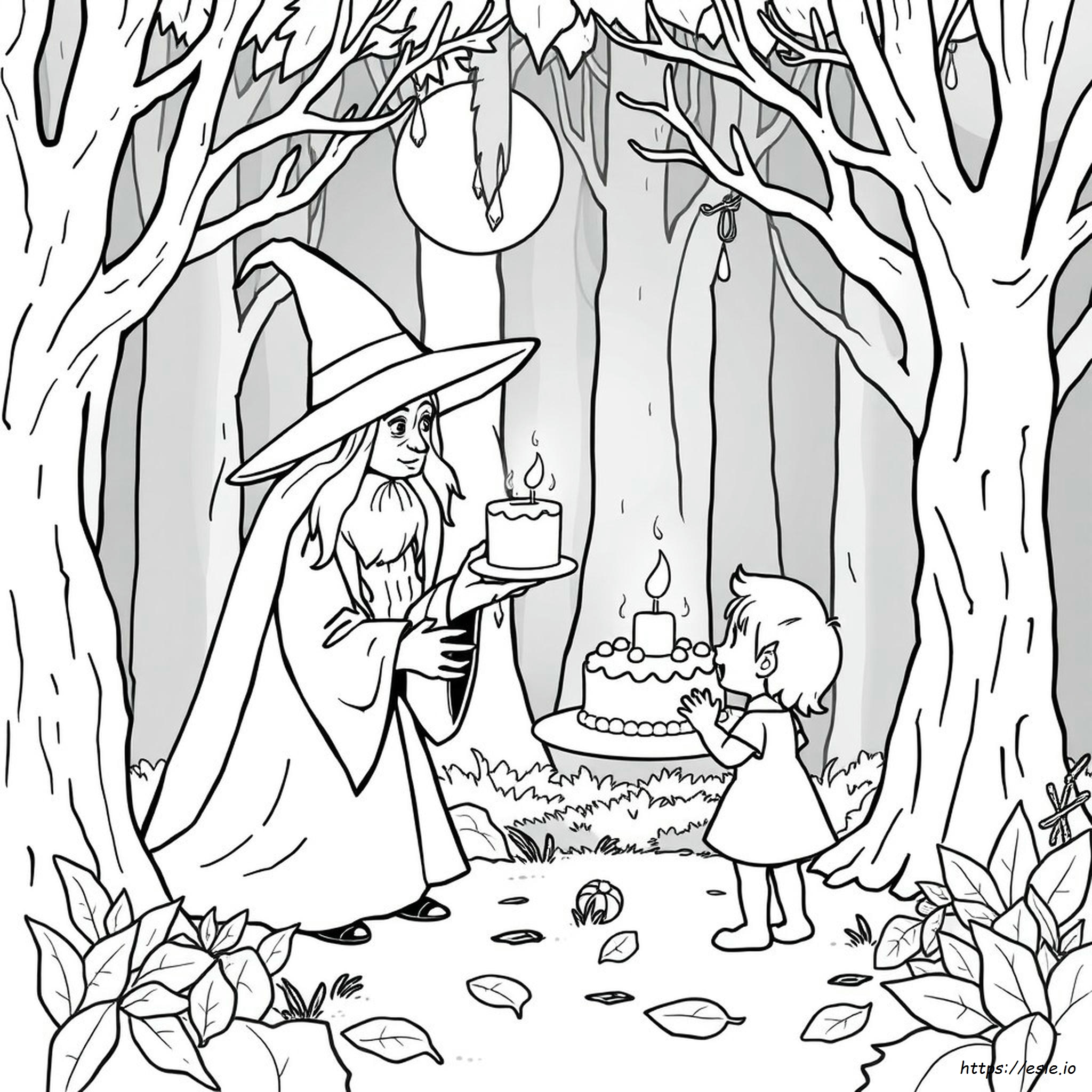 Grimm Fairy Tales Coloring Book Pages