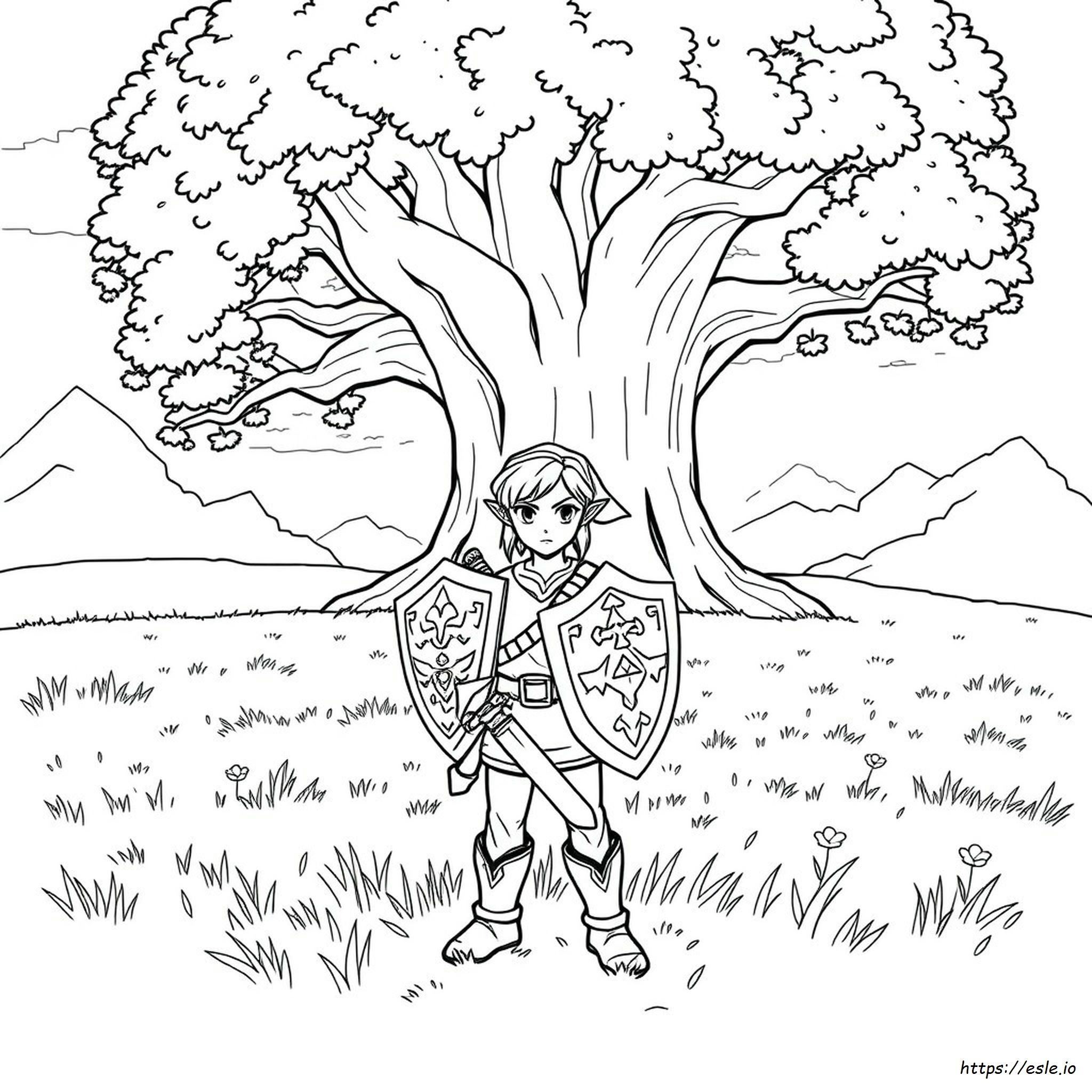 Disegni Da Colorare Di Zelda Da Stampare