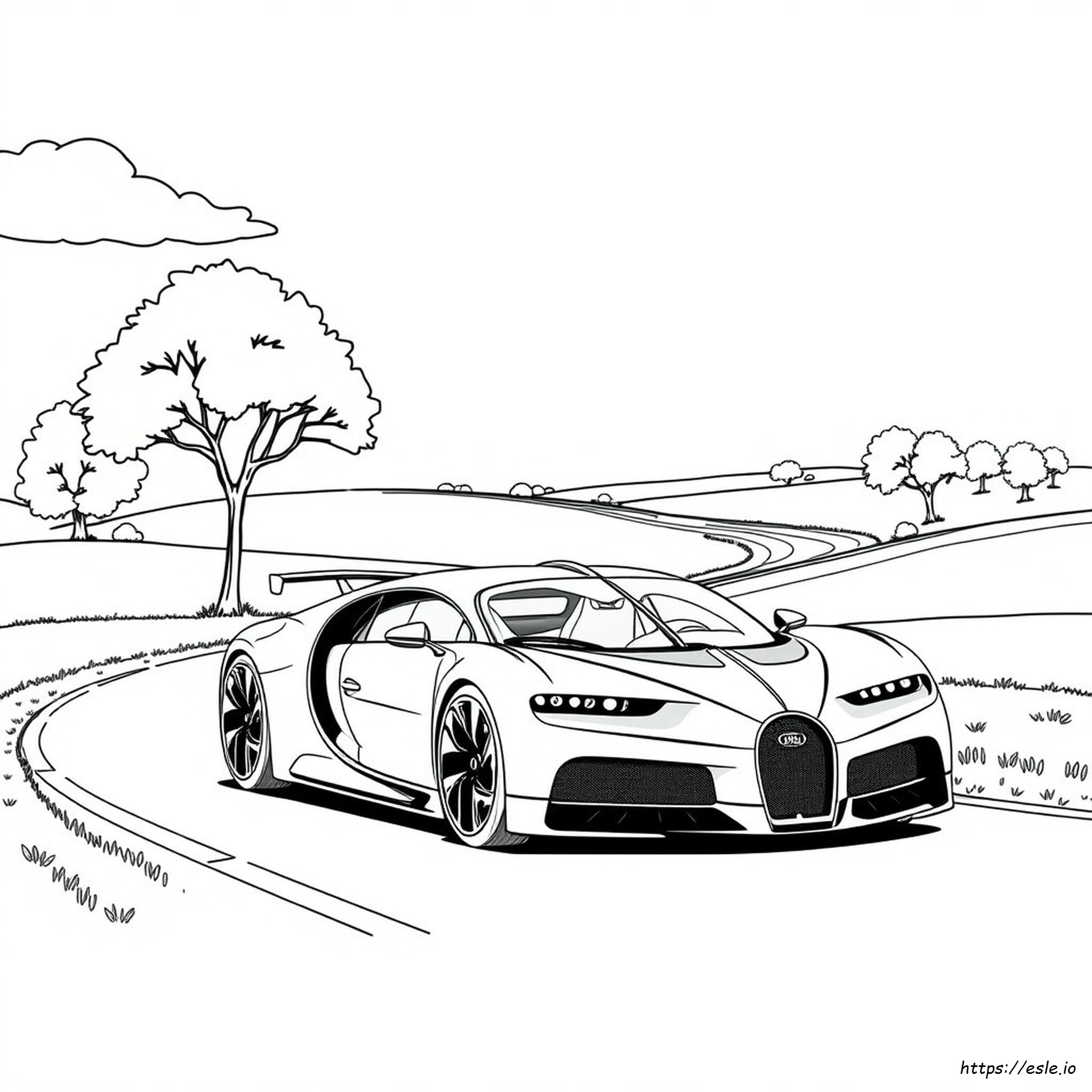 Bugatti Vision Gt Coloring Pages