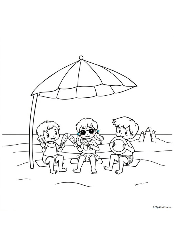 Free Printable Coloring Pages Summer Fun