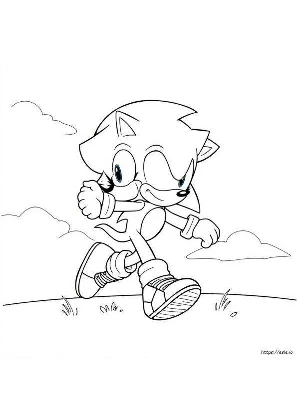 Hedgehog 2 Coloring Pages Kolorowanki Sonic Film