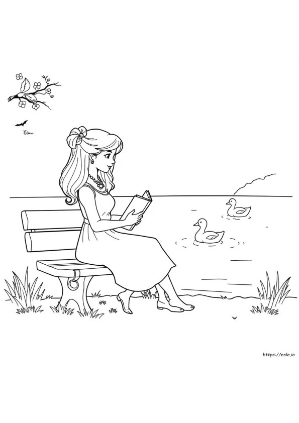 Elena Colouring Pages