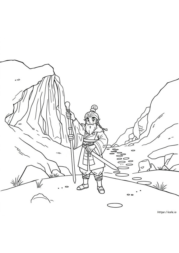 Zhongli Kolorowanka