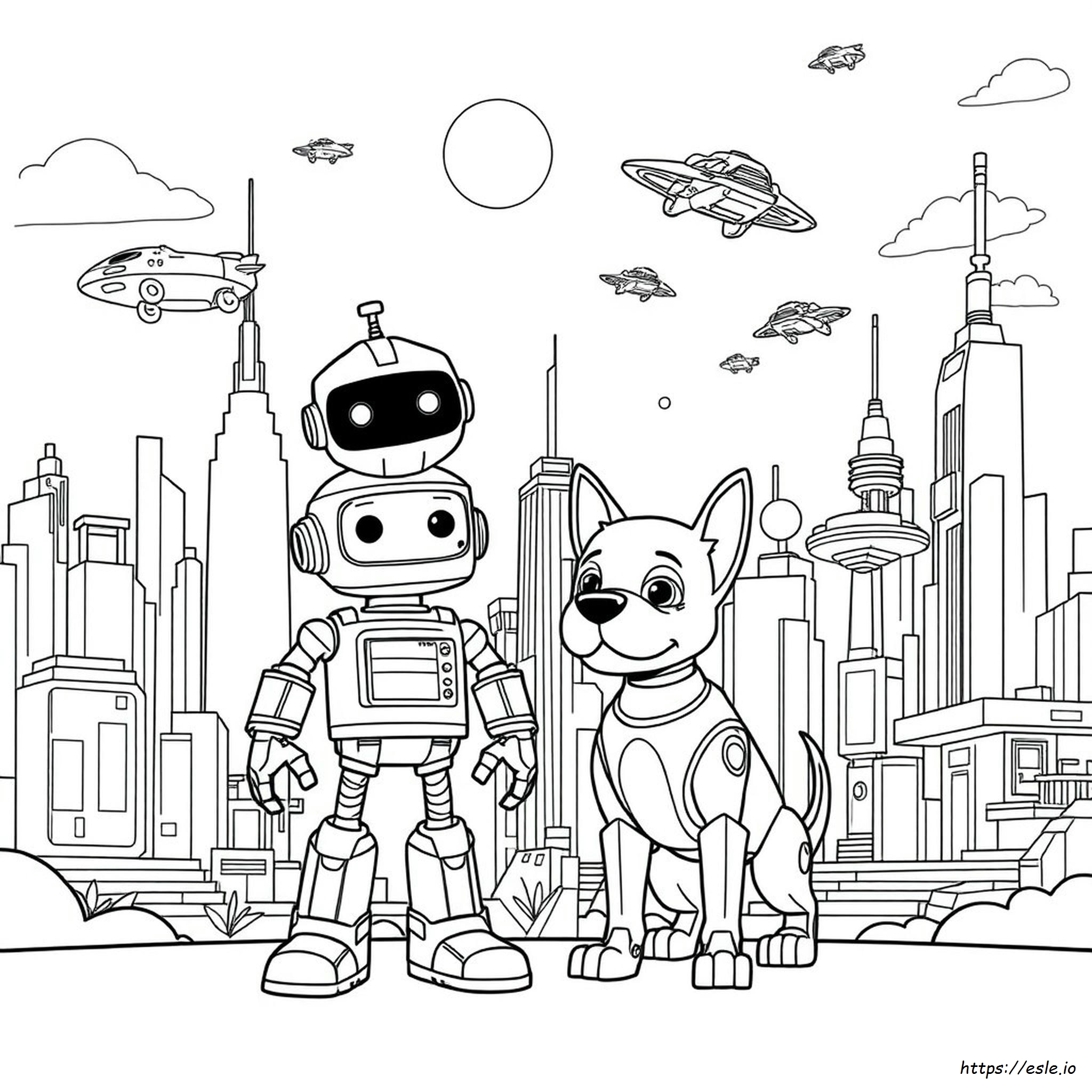 Robot Pj Da Colorare