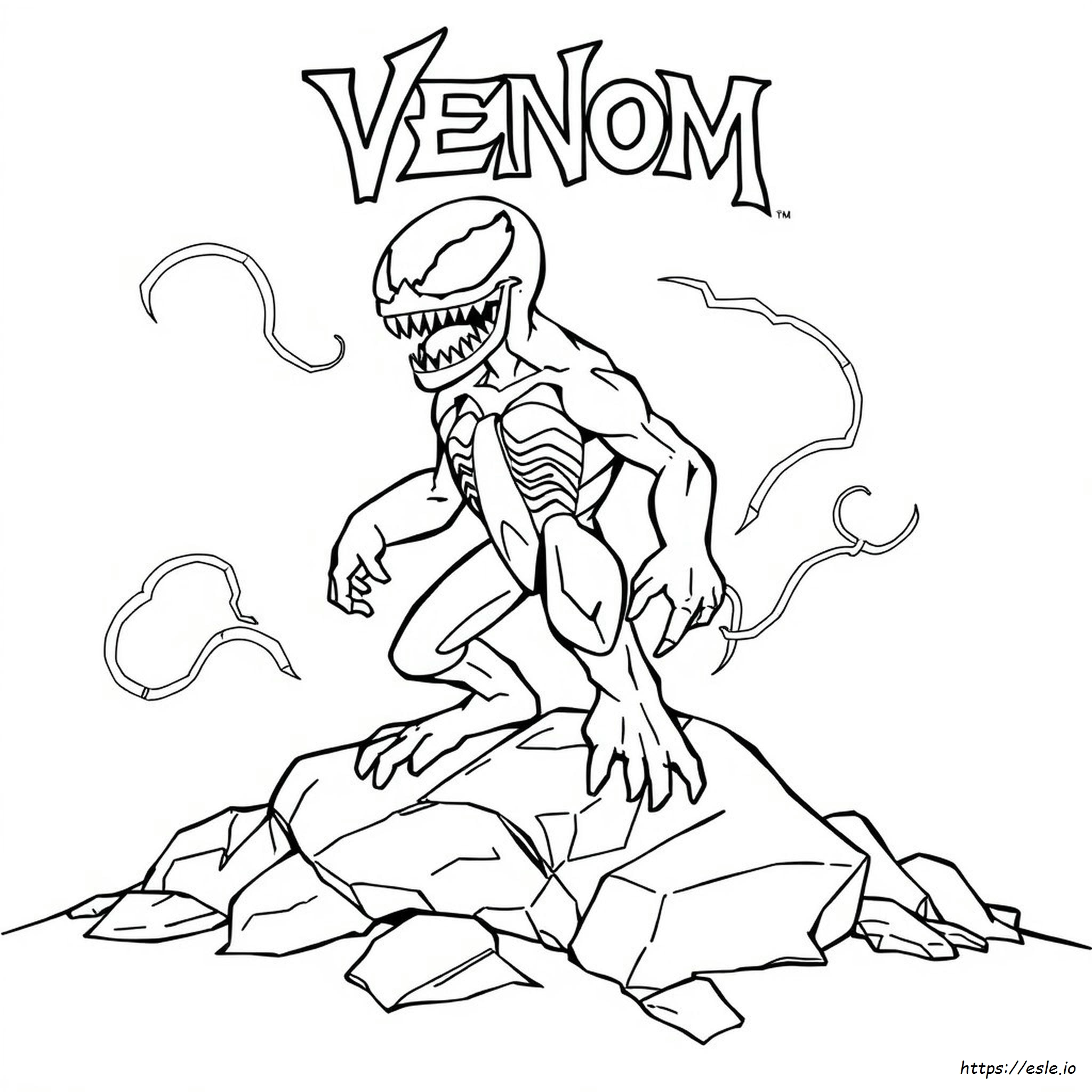 Disegni Da Colorare Di Venom Da Stampare