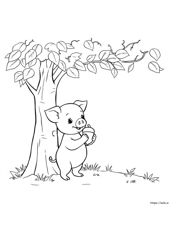 Piglet Coloring Sheet